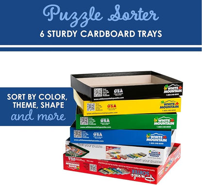 White Mountain Puzzle Sorter and Mystery Puzzle - Image 2