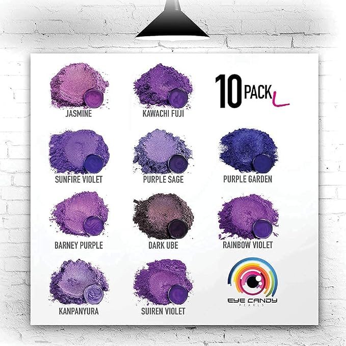 Eye Candy Pigments Premium Purple Mica Powder - Image 8