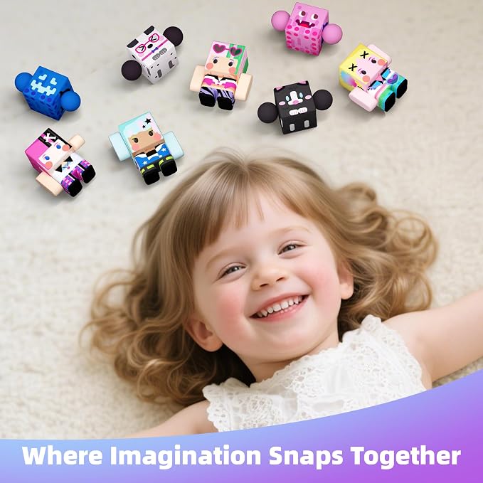 GobiDex 8PCS Magnetic Figures Playset, Travel Toys - Image 7