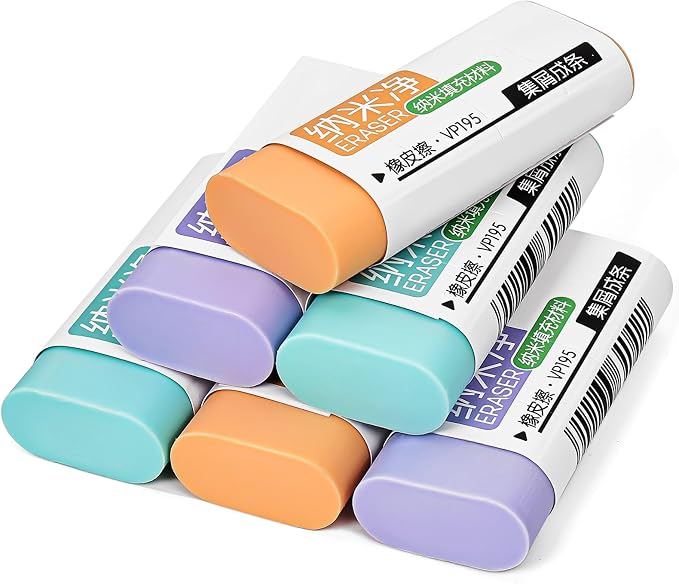 Pencil Erasers, Rubber Erasers, Erasers by Unknown
