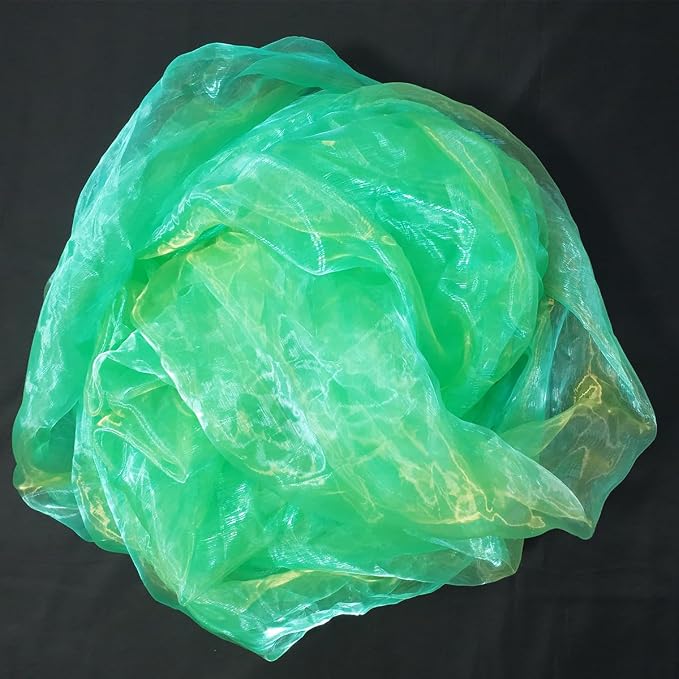 Two-Tone Iridescent Holographic Organza Fabric - Image 4