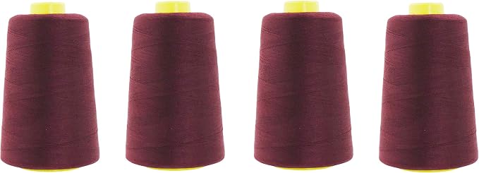 Mandala Crafts 4 Pack of Serger Threads Cones Spools by MandalaCrafts