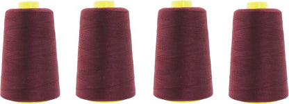 Mandala Crafts 4 Pack of Serger Threads Cones Spools by MandalaCrafts