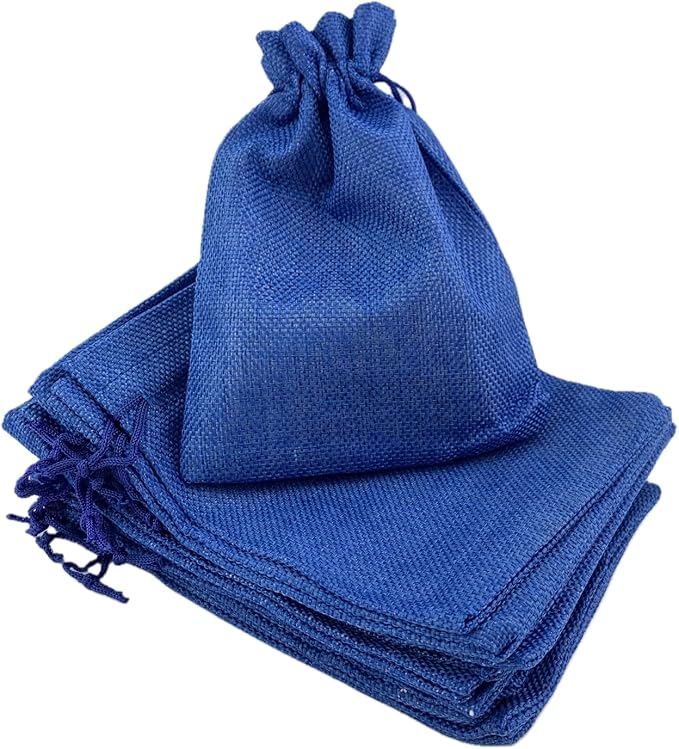 Palmhomee Pack of 25 Burlap Gift Bags by Palmhomee