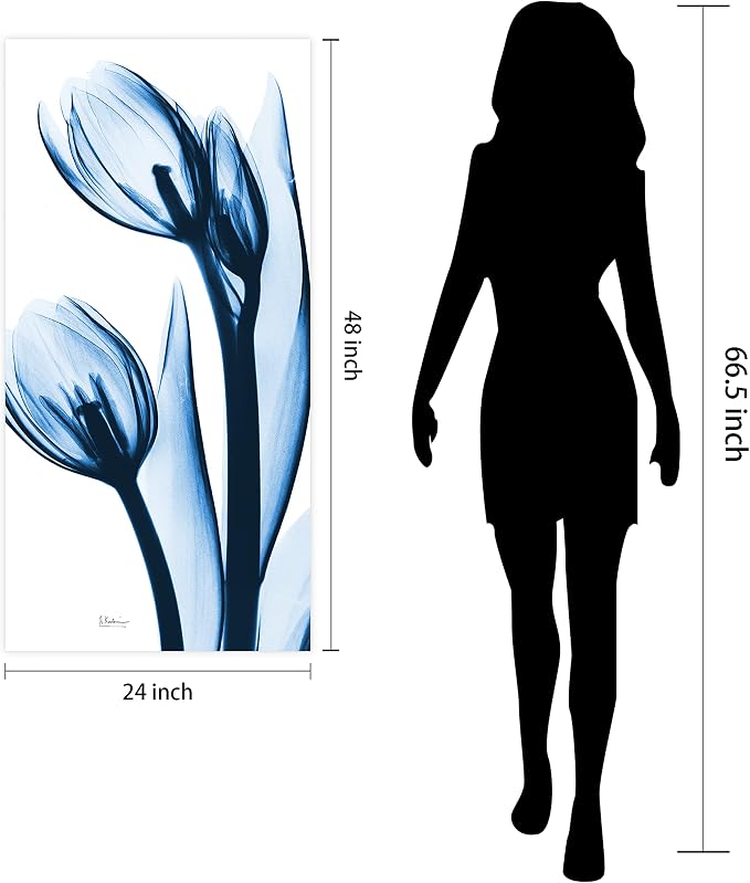 Empire Art Direct Frameless Tempered Glass Wall Art, Decorative Panel, Flower - Image 8