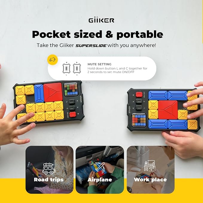 GiiKER Super Slide Puzzle Games, Original 500+ Challenges Brain Teaser Puzzle - Image 6