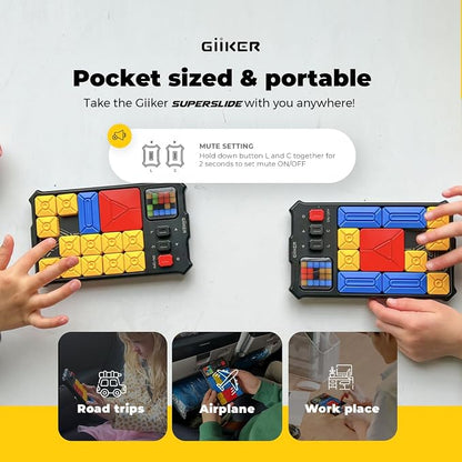 GiiKER Super Slide Puzzle Games, Original 500+ Challenges Brain Teaser Puzzle - Image 6