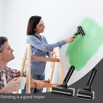 4 Inch Rubber Roller Tool, Rubber Brayer Roller - Image 9