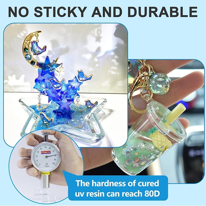 JDiction UV Resin, 1000g High Gloss Clear Solar Cure Sunlight Activated Glue - Image 7