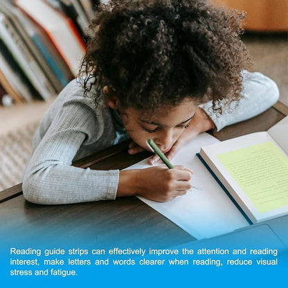 PATIKIL A4 Size Guided Reading Sheet, Light Green - Image 4