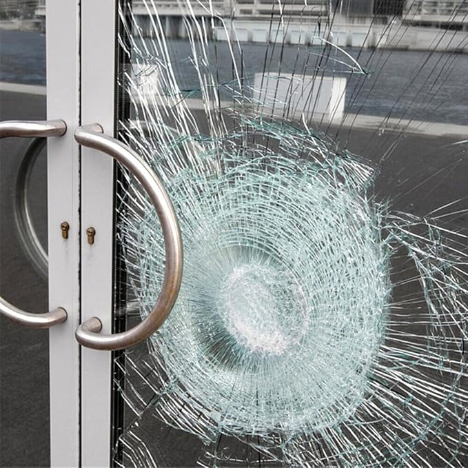 UV 99% Security and Safety 4 Mil Clear Window Film Shatterproof Anti Shatter by RockRosePerformanceFilmTechnology