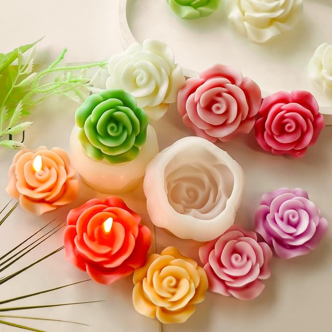 2 Pack Flower Soap & Candle Mold - Image 2