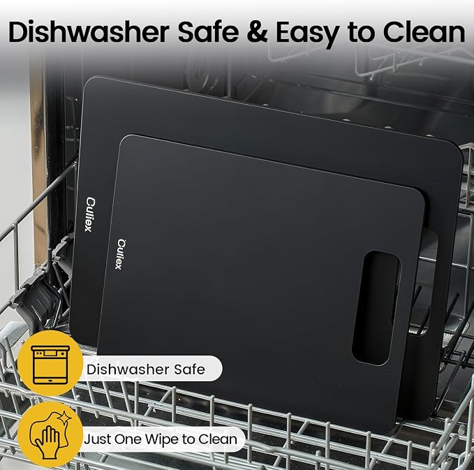 Cutting Boards for Kitchen, Wood Fiber Composite Cutting Board, Dishwasher Safe - Image 2