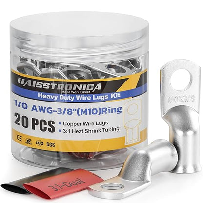 haisstronica 10pcs 1/0 AWG by HAISSTRONICA