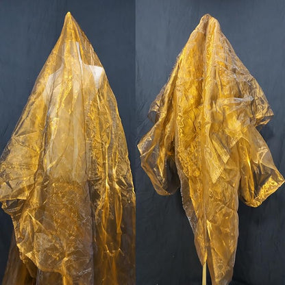 Two-Tone Iridescent Holographic Organza Fabric by Unknown