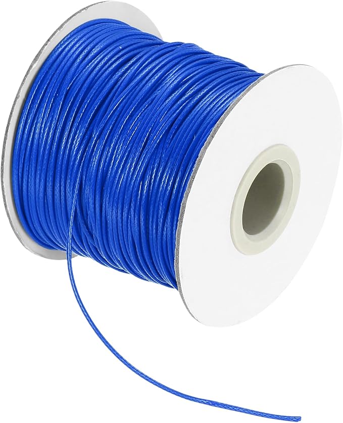 MECCANIXITY Waxed Cord 1mm Waxed Thread 87 Yard Wax String Leather Cord by MECCANIXITY
