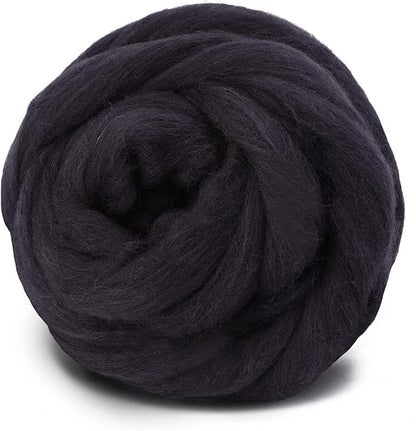 3.53oz Wool Roving Yarn, Wool Felting Supplies, Pure Wools, Chunky Yarn by Jupean