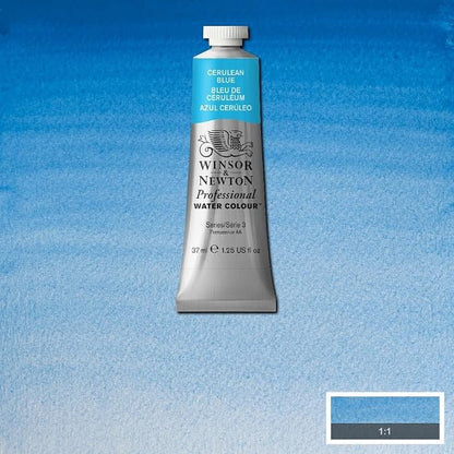 Winsor & Newton Professional Water Colour Paint, 1.25-oz Tube, Cerulean Blue - Image 7