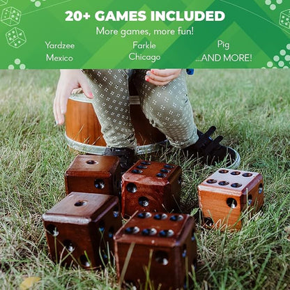 SWOOC Games - Yardzee, Farkle & 20+ Giant Dice Games Yard Dice - Image 4