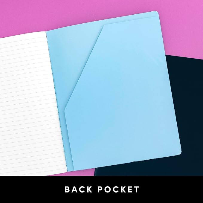 PAPERAGE Soft Cover Blank Journal Notebook, 2 Pack, 100 Pages, Large 7.5 inches - Image 5