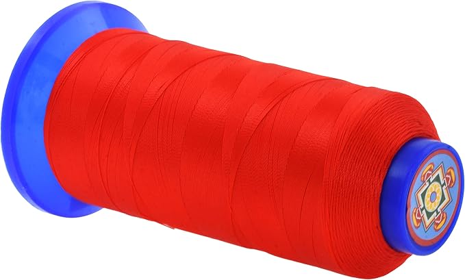Mandala Crafts Red Heavy Duty Thread -1500 Yds Tex 70 Thread - Image 2