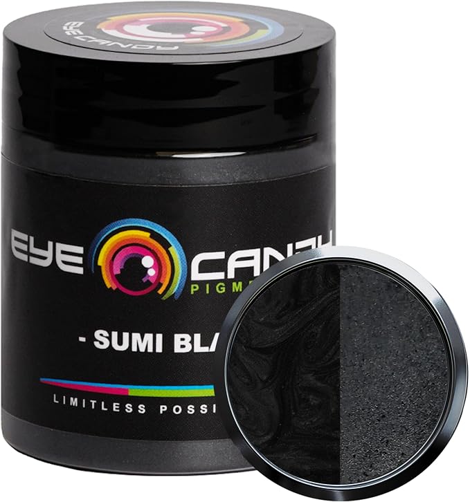 Eye Candy Pigments Premium Black Mica Powder by EyeCandyPigments
