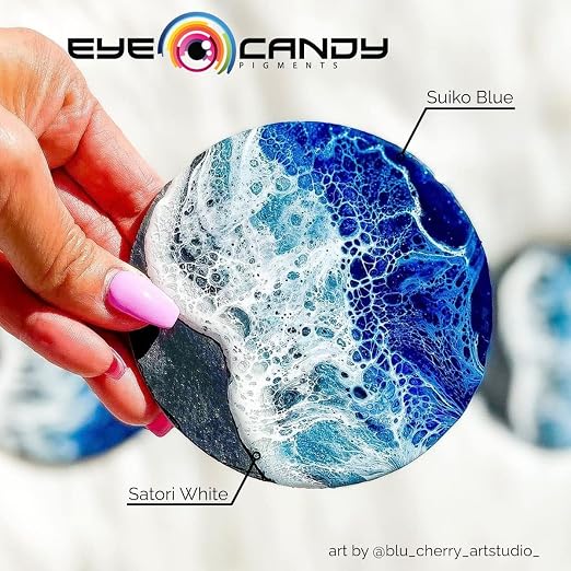 Eye Candy White Resin Pigment Paste Satori White | Create Cells and Lacing | - Image 4