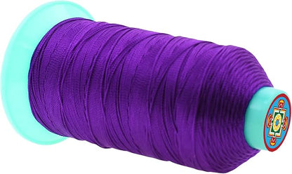 Mandala Crafts Bonded Nylon Thread True Purple Heavy Duty Sewing Threads - Image 2
