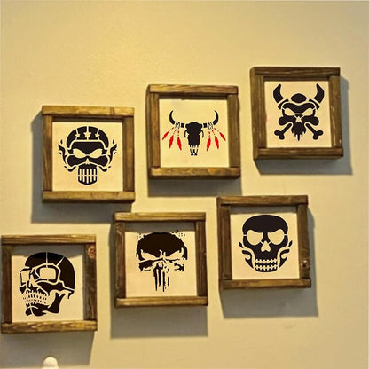 Small Stencils for Painting on Wood Reusable, 3 Inch Reusable Stencil for Craft - Image 6