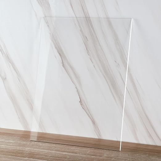 Clear Acrylic Sheet 8" x 10" Cast Plexiglass Panel 1/8" Thick Transparent - Image 4