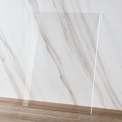 Clear Acrylic Sheet 8" x 10" Cast Plexiglass Panel 1/8" Thick Transparent - Image 4