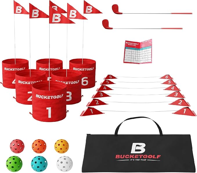 bucketgolf Game 6 Hole Bundle by BucketGolf