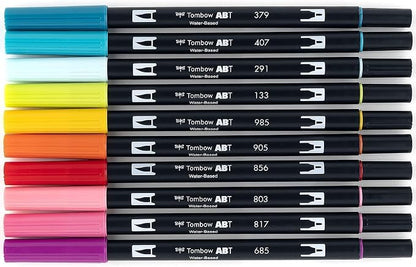 Tombow 56189 Dual Brush Pen Art Markers, Brush and Fine Tip Markers - Image 2