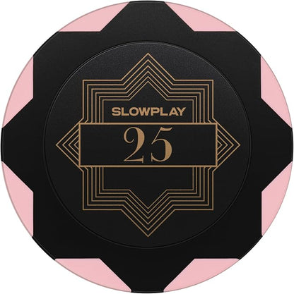 SLOWPLAY Nash Clay Poker Chips, 14 Grams Heavyweight Clay Composite, 40mm Large by SLOWPLAY
