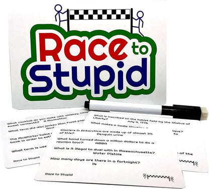 Trivia Card Game – Family Games by Race+to+Stupid