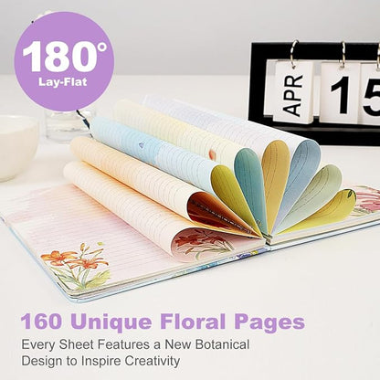 SIIXU Floral Spiral Notebook​​ - Image 3