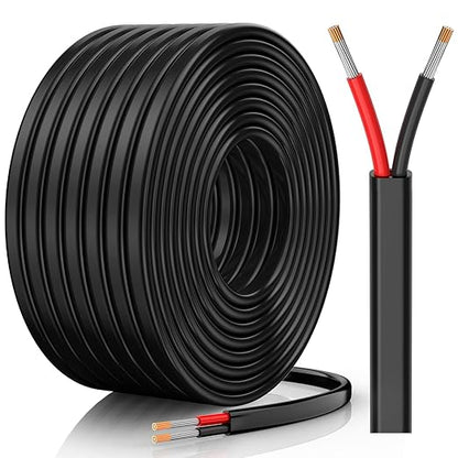 12 Gauge Wire, 12 AWG 2 Conductor Electrical Wire, Flexible/Oxygen-Free Tinned by Unknown