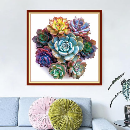 Dimensean Stamped Cross Stitch Kits Full Range of Embroidery Patterns Starter - Image 2