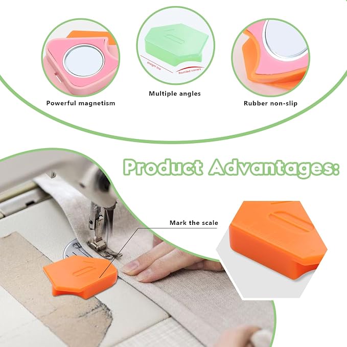 Pcmursal 6 Packs Magnetic Seam Guide - Image 4