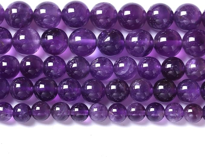 36pcs 10mm AAA Natural Amethyst Beads Crystal Energy Healing Power Stone by NaturalStoneBeads