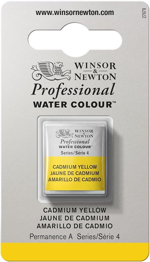 Winsor & Newton Professional Watercolor, Half Pan, Cadmium Yellow by WinsorNewton