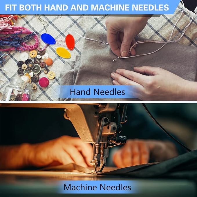 30 Pcs Needle Threaders for Hand Sewing, Plastic Needle Threader Tool for - Image 5