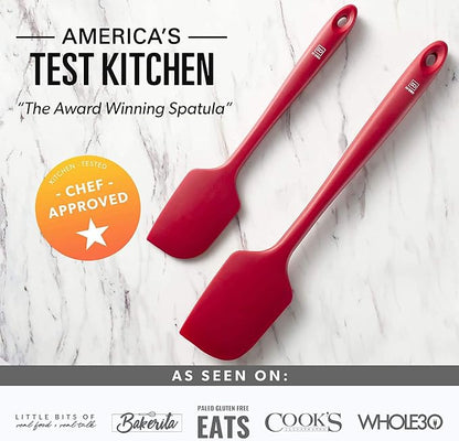 DI ORO - Large Silicone Spatula - 600ºF Heat-Resistant Spatula - Seamless - Image 7