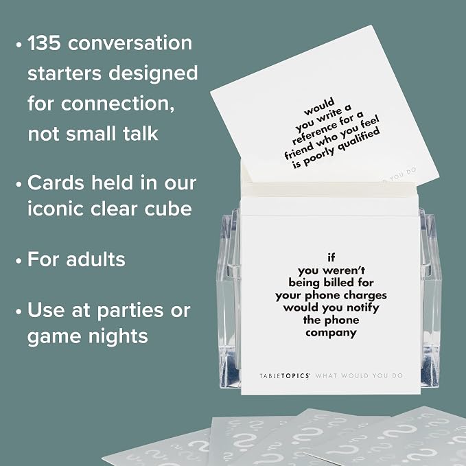 TableTopics What Would You Do Question Card Game - Image 3