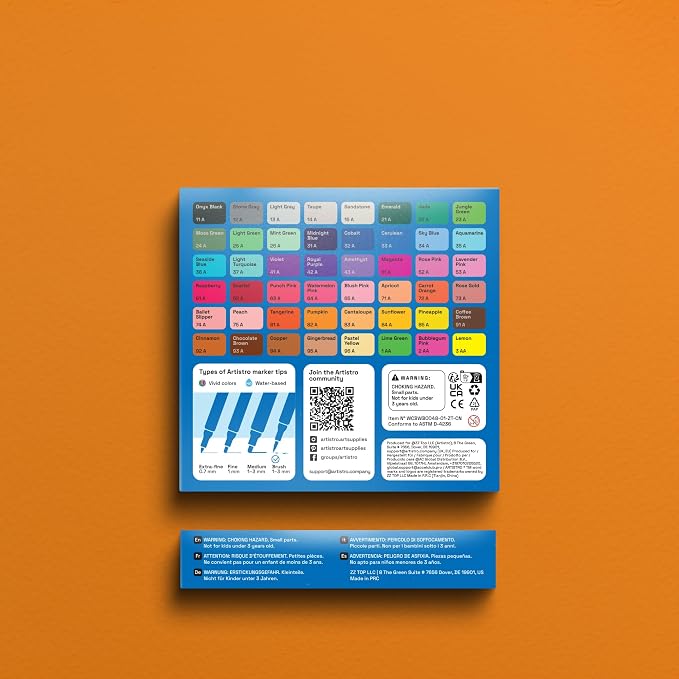 ARTISTRO 48 Watercolor Markers - Image 9
