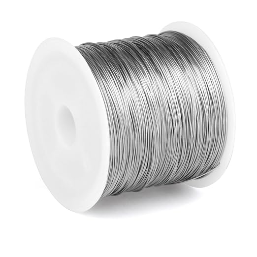 262FT Jewelry Wire 24 Gauge Tarnish-Resistant Copper Beading Wires Roll Bulk by Cadikez