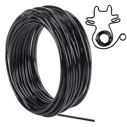 Tenn Well 9 Gauge Aluminum Wire, 50 Feet 3mm Bendable Metal Craft Wire by TennWell