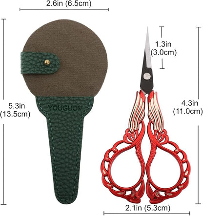 Little Sewing Scissors with Cover Sharp Detail Scissor - Image 6
