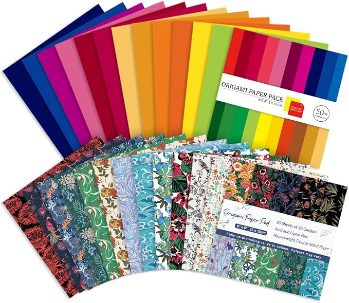 Origami Paper Kit Dobule Sided 100 Sheets 100 Colors 6 Inch Japanese Chiyo - Image 6