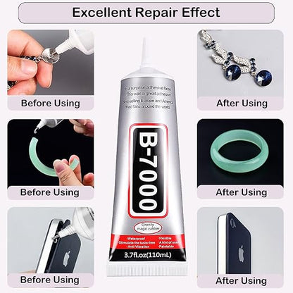 3.7oz B7000 Rhinestone Clear Glue - Image 6